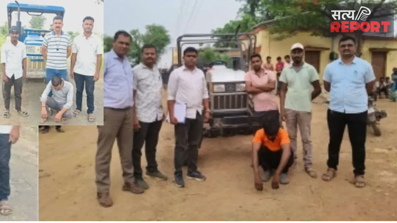 रेत तस्करी पर शिकंजा: भंडारा पुलिस ने चार थाना क्षेत्रों में कार्रवाई कर ट्रैक्टर जब्त किए