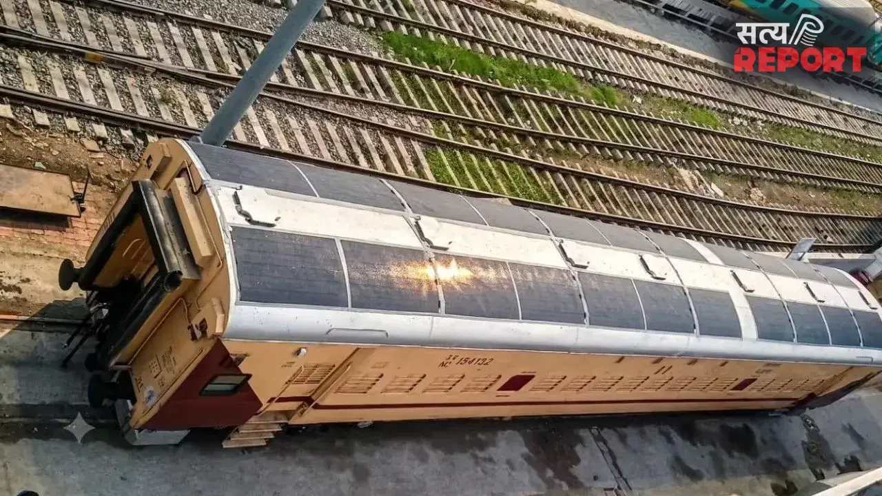 अब सूरज की रोशनी से दौड़ेंगे ट्रेन के कोच! रेलवे हर महीने बना रहा 4 नए Solar Coach