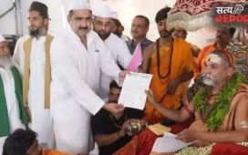 गौ रक्षा को बनाएं मतदान का मुद्दा: लखीमपुर खीरी में शंकराचार्य अविमुक्तेश्वरानंद का आह्वान