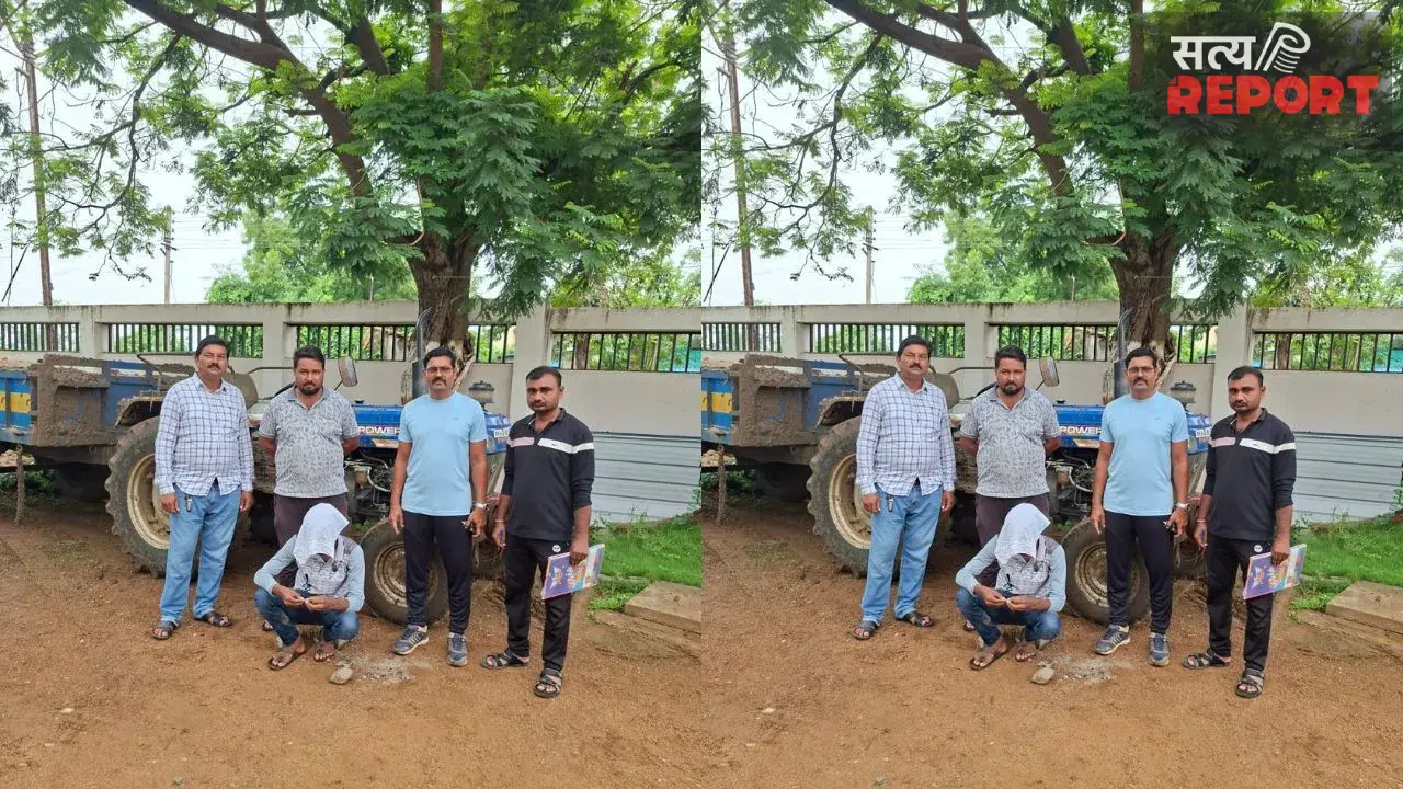 Bhandara News: लाखांदुर में बिना रॉयल्टी रेत परिवहन करते ट्रैक्टर पकड़ा, 8.56 लाख का वाहन जब्त