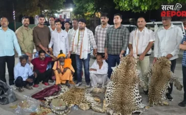 Agra: वन्यजीव तस्करी नेटवर्क का खुलासा; होटल में डील करते तस्कर गिरफ्तार, 10 तेंदुओं की खाल बरामद Agra: वन्यजीव तस्करी नेटवर्क का खुलासा; होटल में डील करते तस्कर गिरफ्तार, 10 तेंदुओं की खाल बरामद