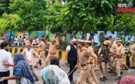मेरठ लाठीचार्ज मामला: NHRC ने यूपी सरकार से मांगी रिपोर्ट, DGP और गृह सचिव को जारी किया नोटिस