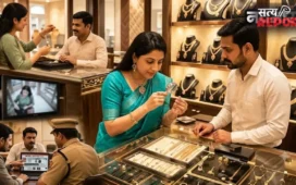 नागपुर में शातिर महिला की करतूत: खरीदारी के बहाने सराफा दुकान में 9 बार मारी सेंध, 187 ग्राम सोना पार