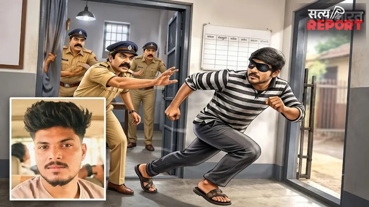 अस्पताल के बाद अब थाने से भागा! नागपुर पुलिस की आंखों में धूल झोंकने में माहिर निकला 25 साल का इक्का