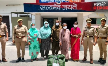 नोएडा में  पांच महिलाएं  कर रही थीं गांजे की तस्करी…UP पुलिस ने धर दबोचा, 6.1 किलो गांजा बरामद
