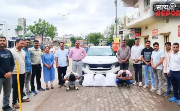 वर्धा पुलिस की बड़ी कार्रवाई, 22 लाख का गांजा और कार जब्त, दो युवतियों समेत 4 आरोपी गिरफ्तार वर्धा पुलिस की बड़ी कार्रवाई, 22 लाख का गांजा और कार जब्त, दो युवतियों समेत 4 आरोपी गिरफ्तार