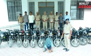 चोरी की गाड़ियों को ‘लीगल’ बनाने का धंधा! भंडारा में 10 बाइकों के साथ गिरफ्तार हुआ आरोपी, साथियों की तलाश जारी चोरी की गाड़ियों को ‘लीगल’ बनाने का धंधा! भंडारा में 10 बाइकों के साथ गिरफ्तार हुआ आरोपी, साथियों की तलाश जारी