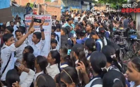 न छोटे हाथ डरे, न आवाज दबी: फतेहपुर में बच्चों की बगावत ने हिला दिया सिस्टम, सड़क पर उतरे 1800 छात्र