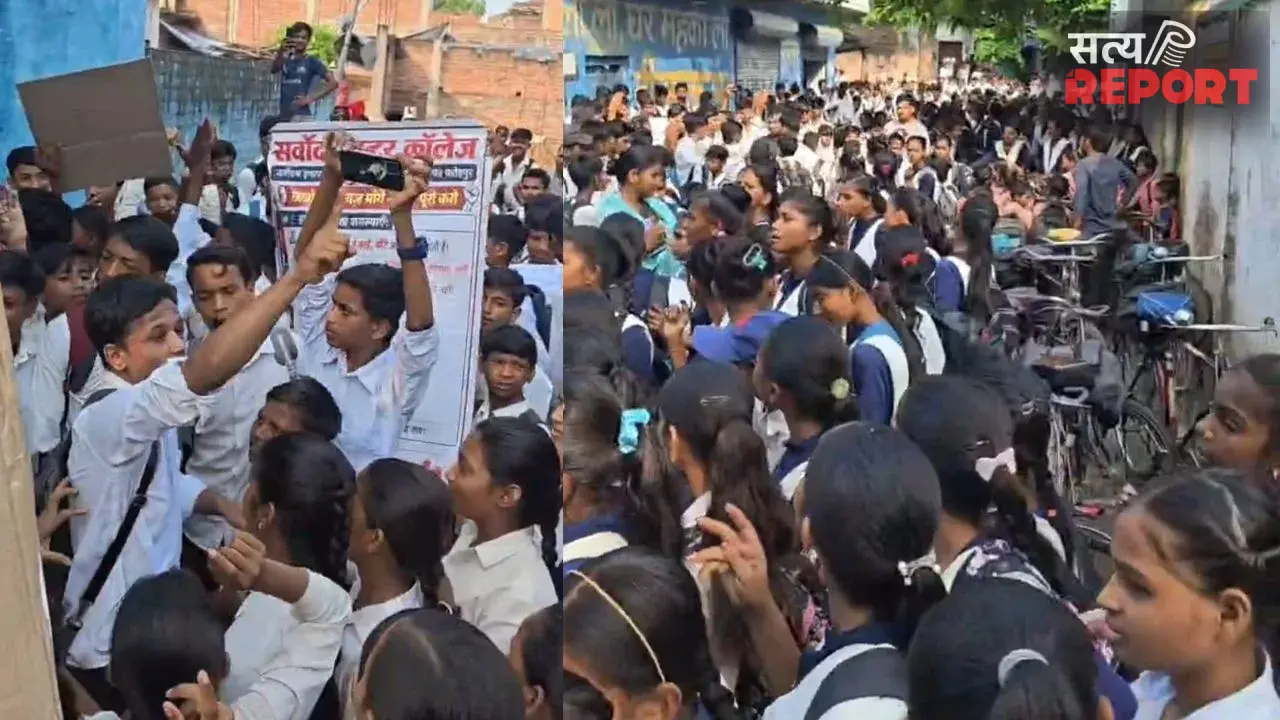 न छोटे हाथ डरे, न आवाज दबी: फतेहपुर में बच्चों की बगावत ने हिला दिया सिस्टम, सड़क पर उतरे 1800 छात्र