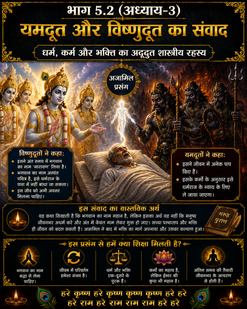 यमदूत और विष्णुदूत का संवाद – धर्म, कर्म और भक्ति का अद्भुत शास्त्रीय रहस्य श्री गरुड़ महापुराण..? यमदूत और विष्णुदूत का संवाद – धर्म, कर्म और भक्ति का अद्भुत शास्त्रीय रहस्य श्री गरुड़ महापुराण..?