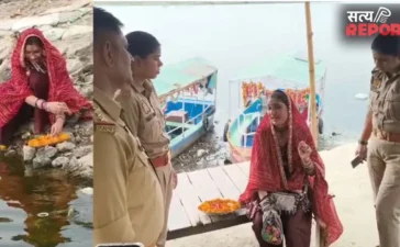 श्रीकृष्ण को पति मानने वाली महिला ने जलसमाधि का किया प्रयास, ब्रज को मांस-मदिरा मुक्त करने की उठाई मांग