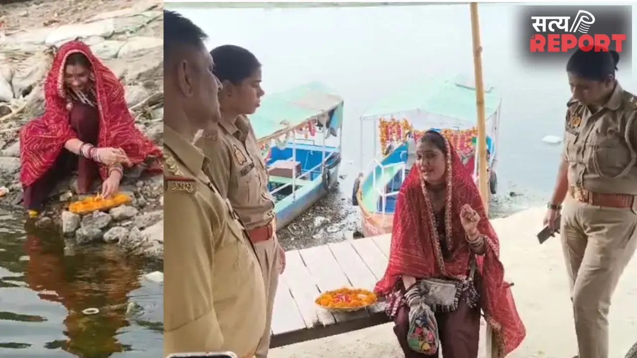 श्रीकृष्ण को पति मानने वाली महिला ने जलसमाधि का किया प्रयास, ब्रज को मांस-मदिरा मुक्त करने की उठाई मांग