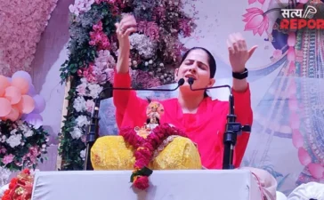 आगरा में जया किशोरी की कथा: कंस वध, गोपी-उद्धव संवाद और सुदामा चरित्र ने दिया प्रेम, धर्म और संस्कार का संदेश