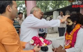 ब्रज में गुरु पूर्णिमा की धूम: राधे बाबा टीला पहुंचे मंत्री लक्ष्मी नारायण, गुरु-शिष्य परंपरा का बताया महत्व