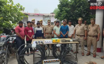 बलदेव पुलिस की बड़ी कार्रवाई; 84 कोसीय परिक्रमा मार्ग से 7 बदमाश गिरफ्तार, लाखों के चोरी के सामान बरामद