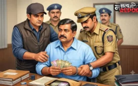 खाकी पर दाग: चार्जशीट की कॉपी के बदले रिश्वत लेते पकड़ा गया हेड कांस्टेबल; गणेशपेठ बस स्टैंड पर ACB का जाल
