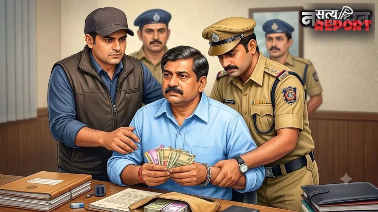 खाकी पर दाग: चार्जशीट की कॉपी के बदले रिश्वत लेते पकड़ा गया हेड कांस्टेबल; गणेशपेठ बस स्टैंड पर ACB का जाल