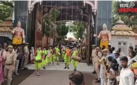 श्रद्धा और उल्लास के साथ निकली भगवान जगन्नाथ की भव्य रथयात्रा, जय जगन्नाथ के जयघोष से गूंजी श्रीकृष्ण जन्मभूमि