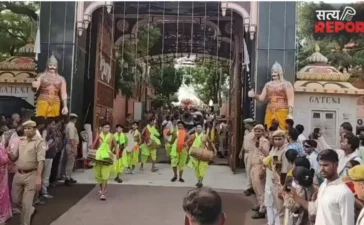 श्रद्धा और उल्लास के साथ निकली भगवान जगन्नाथ की भव्य रथयात्रा, जय जगन्नाथ के जयघोष से गूंजी श्रीकृष्ण जन्मभूमि