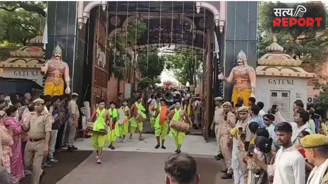श्रद्धा और उल्लास के साथ निकली भगवान जगन्नाथ की भव्य रथयात्रा, जय जगन्नाथ के जयघोष से गूंजी श्रीकृष्ण जन्मभूमि