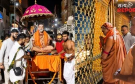 81 दिवसीय गविष्ठी धर्मयुद्ध यात्रा के बाद काशी पहुंचे अविमुक्तेश्वरानंद, गौरक्षार्थ आंदोलन पर करेंगे अहम घोषणा