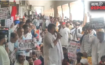 वाराणसी में मीट कारोबारियों का बड़ा प्रदर्शन, नगर आयुक्त के आश्वासन के बाद मिली राहत