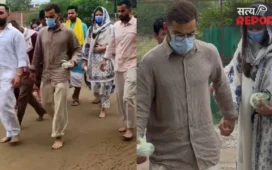 गुरु पूर्णिमा से पहले वृन्दावन पहुंचे विराट कोहली और अनुष्का शर्मा, प्रेमानंद महाराज से लिया आशीर्वाद