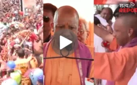 कांवड़ मार्ग का हवाई सर्वेक्षण कर मेरठ पहुंचे मुख्यमंत्री योगी, कांवड़ियों पर की भारी पुष्प वर्षा