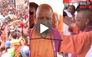 कांवड़ मार्ग का हवाई सर्वेक्षण कर मेरठ पहुंचे मुख्यमंत्री योगी, कांवड़ियों पर की भारी पुष्प वर्षा