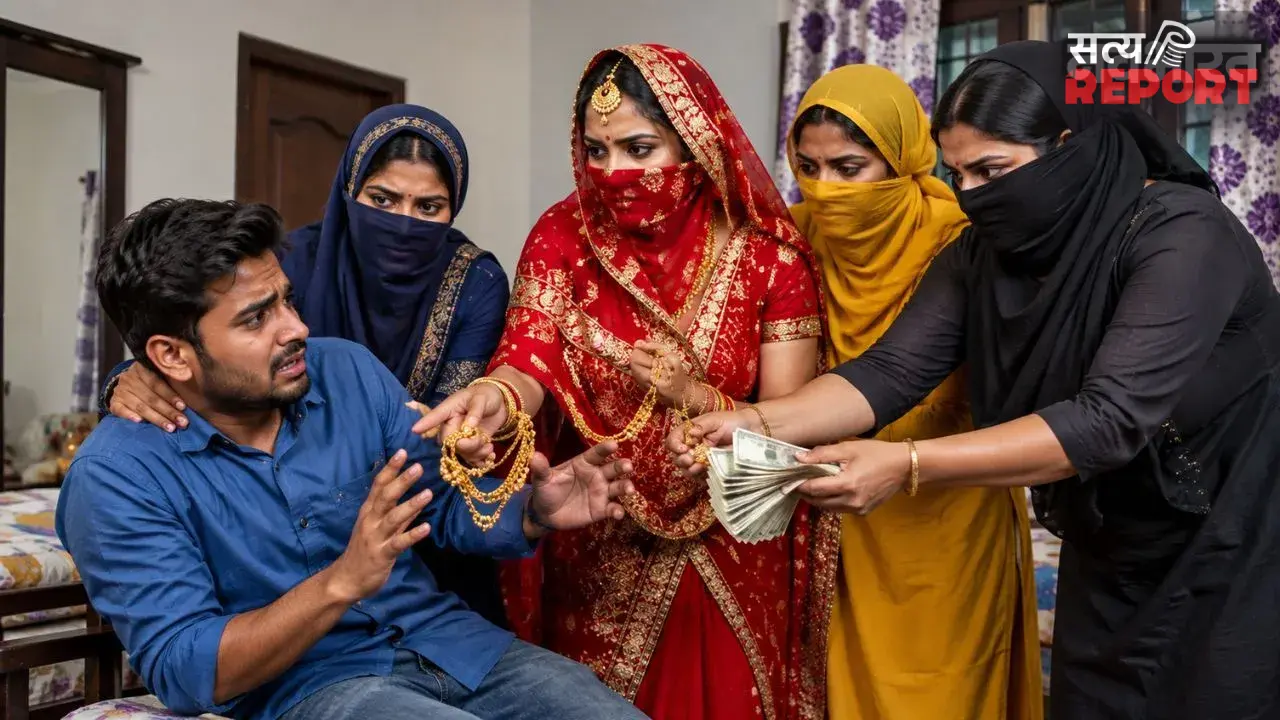 नागपुर में लुट गया गुजरात का दूल्हा! लुटेरी दुल्हन संग तीन महिलाओं ने वारदात को दिया अंजाम, पुलिस ने धर दबोचा