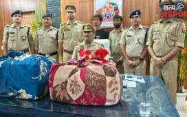रेलवे बना तस्करों का ट्रांजिट रूट: आगरा में 29 किलो गांजा बरामद, पकड़े गए पंजाब के दो आरोपी