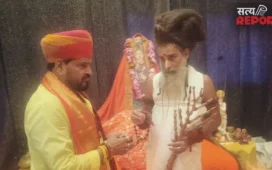 कोर्ट से राहत मिलने के बाद वृंदावन पहुंचे बृज भूषण शरण सिंह, गुरु रितेश्वर दास से लिया आशीर्वाद