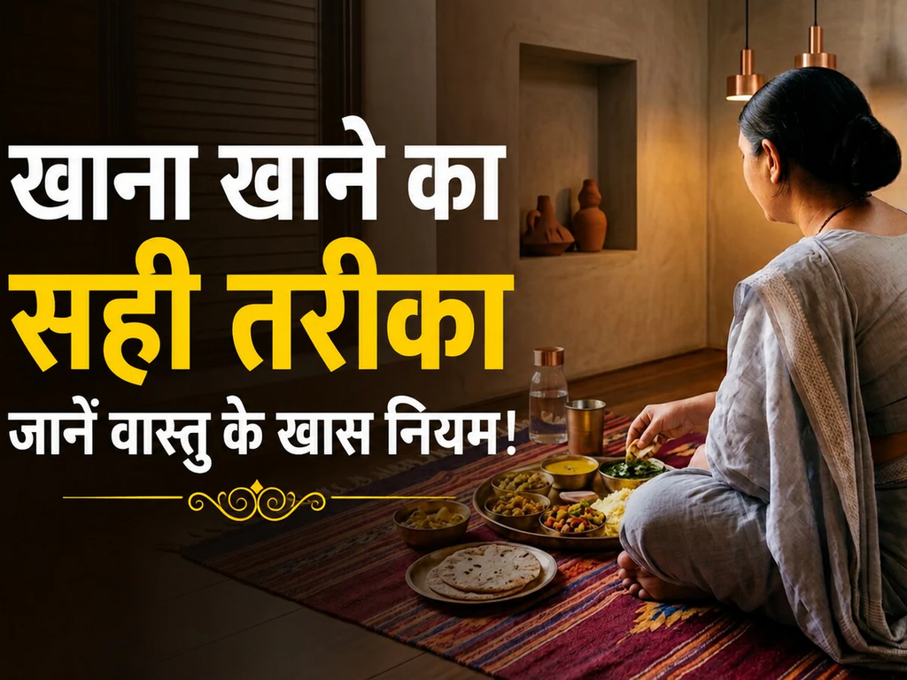 जमीन पर बैठकर खाना बेहतर या डाइनिंग टेबल पर? वास्तु के ये नियम जानकर बदल जाएगा खाना खाने का तरीका जमीन पर बैठकर खाना बेहतर या डाइनिंग टेबल पर? वास्तु के ये नियम जानकर बदल जाएगा खाना खाने का तरीका