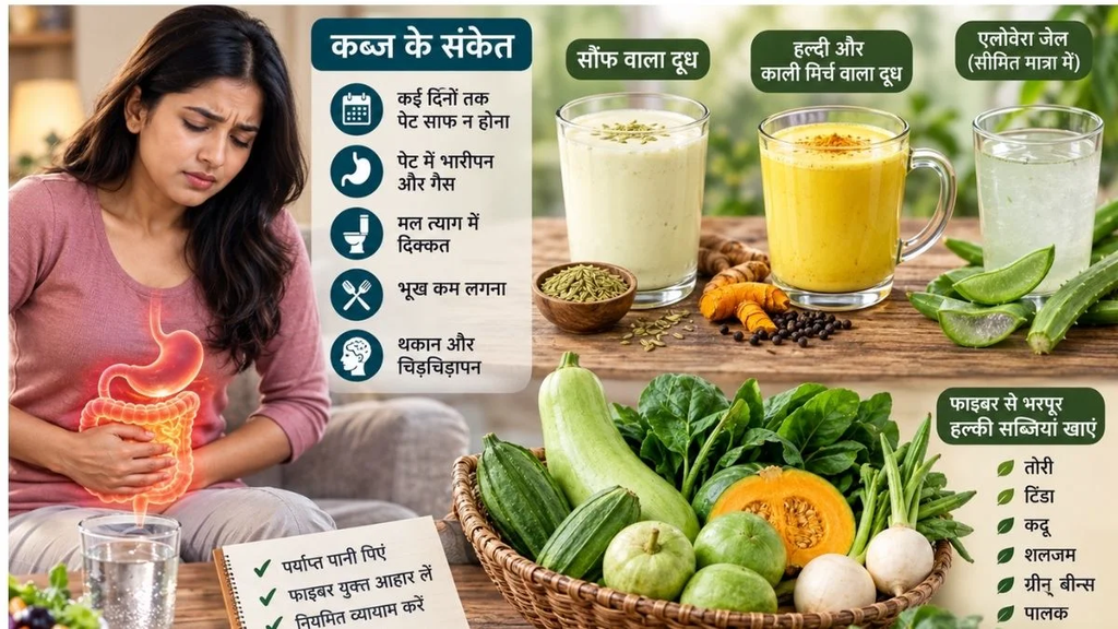 कब्ज की अनदेखी पड़ सकती है भारी! आंतों में सूखा मल जमा होने पर शरीर देता है ये 10 संकेत, जानिए 4 आसान उपाय. कब्ज की अनदेखी पड़ सकती है भारी! आंतों में सूखा मल जमा होने पर शरीर देता है ये 10 संकेत, जानिए 4 आसान उपाय.
