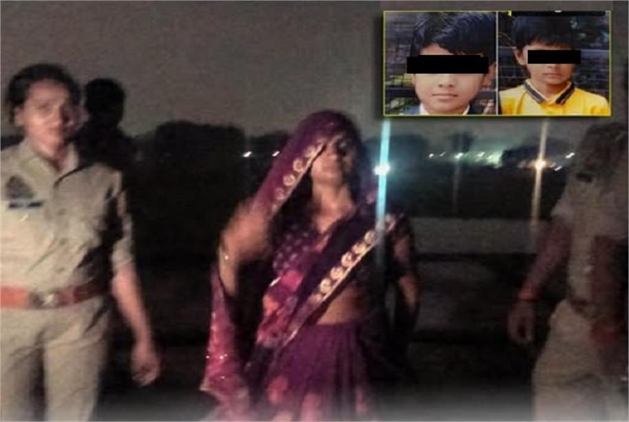 गाजीपुर में मां पर दो बेटों की हत्या का आरोप, नींद की दवा देने के बाद वारदात का दावा; पुलिस हिरासत में महिला​​​​​​