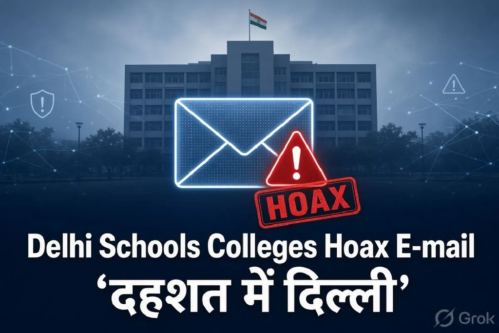 दिल्ली के स्कूल-कॉलेजों में बम धमकी वाले फर्जी ई-मेल से दहशत, हॉक्स या असली खतरा? पुलिस ने उठाया बड़ा कदम..