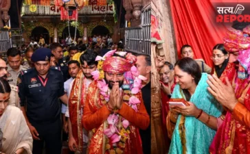 सावन में वृंदावन पहुंचे हरियाणा के सीएम नायब सिंह सैनी, परिवार संग ठाकुर बांके बिहारी के किए दर्शन सावन में वृंदावन पहुंचे हरियाणा के सीएम नायब सिंह सैनी, परिवार संग ठाकुर बांके बिहारी के किए दर्शन
