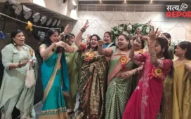 Agra: हरियाली तीज पर झूमीं महिलाएं, लोकगीतों और झूलों के बीच दिया पर्यावरण संरक्षण का संदेश