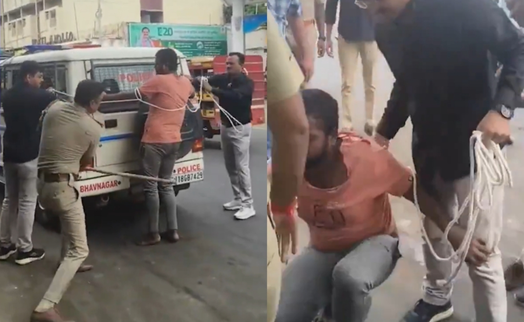 लिव-इन पार्टनर की हत्या का आरोपी गिरफ्तार, क्राइम सीन रीक्रिएशन के दौरान पुलिस ने सड़क पर घसीटा और पीटा; वीडियो वायरल लिव-इन पार्टनर की हत्या का आरोपी गिरफ्तार, क्राइम सीन रीक्रिएशन के दौरान पुलिस ने सड़क पर घसीटा और पीटा; वीडियो वायरल
