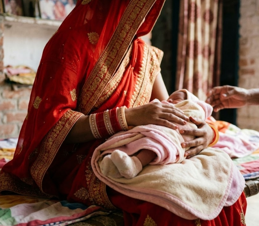शादी के डेढ़ महीने बाद थाने पहुंचा नवविवाहित जोड़ा, मंदिर के पास हुई डिलीवरी; बच्चे को देखकर पति ने उठाए सवाल. शादी के डेढ़ महीने बाद थाने पहुंचा नवविवाहित जोड़ा, मंदिर के पास हुई डिलीवरी; बच्चे को देखकर पति ने उठाए सवाल.