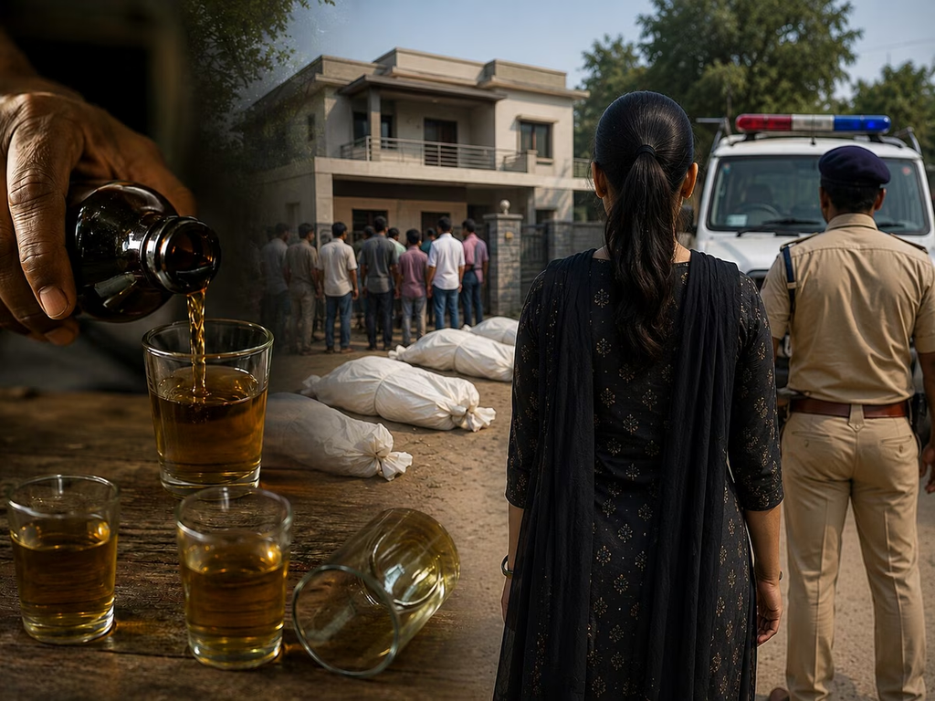 शराब में जहर देकर 4 हत्याओं के केस में नया ट्विस्ट, आरोपी की बहन ने अफेयर की कहानी नकारी; पुलिस पर लगाए गंभीर आरोप.. शराब में जहर देकर 4 हत्याओं के केस में नया ट्विस्ट, आरोपी की बहन ने अफेयर की कहानी नकारी; पुलिस पर लगाए गंभीर आरोप..