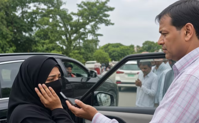 पति ने पत्नी को दूसरे युवक के साथ कार में पकड़ा, सड़क पर मचा हंगामा; तुझे किस चीज की कमी रखी मैंने.? पति ने पत्नी को दूसरे युवक के साथ कार में पकड़ा, सड़क पर मचा हंगामा; तुझे किस चीज की कमी रखी मैंने.?