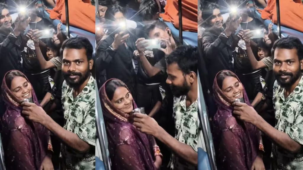 सफर के बीच आया करवा चौथ का वक्त, ट्रेन में पति ने निभाई ऐसी रस्म कि यात्रियों के चेहरे पर आ गई मुस्कान सफर के बीच आया करवा चौथ का वक्त, ट्रेन में पति ने निभाई ऐसी रस्म कि यात्रियों के चेहरे पर आ गई मुस्कान