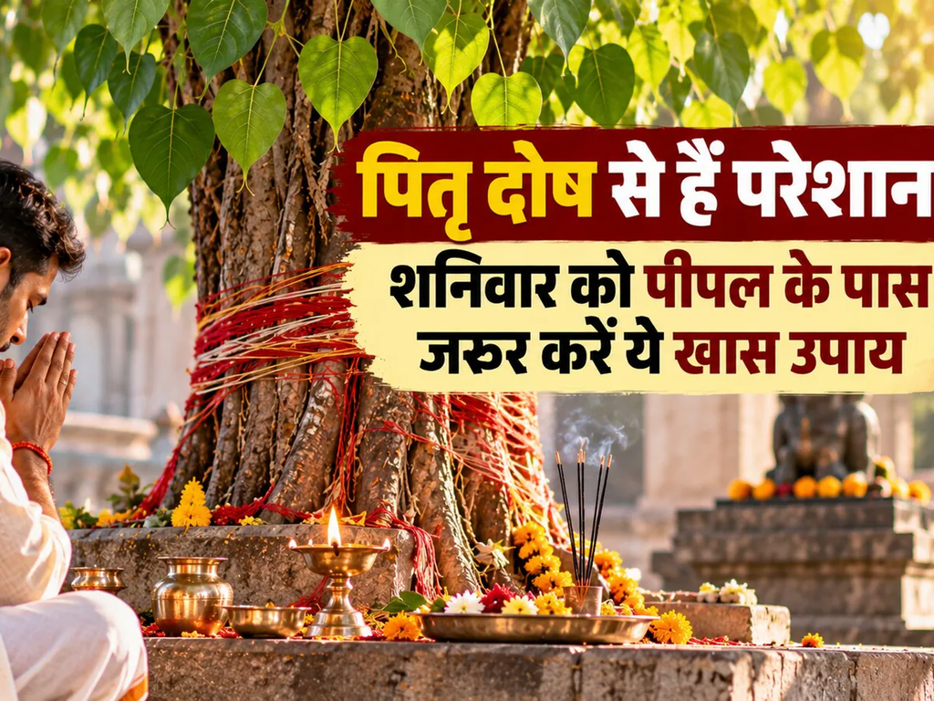 पितृ दोष से परेशान हैं? शनिवार को पीपल के पास करें ये 4 उपाय, धार्मिक मान्यता के अनुसार दूर होंगी परेशानियां; पितृ दोष से परेशान हैं? शनिवार को पीपल के पास करें ये 4 उपाय, धार्मिक मान्यता के अनुसार दूर होंगी परेशानियां;