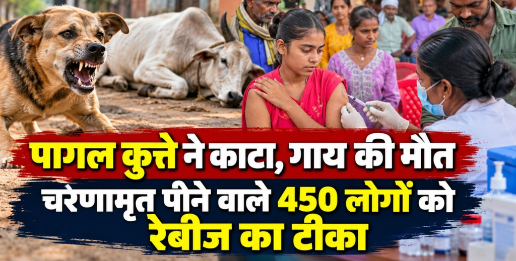 गोरखपुर में गाय की मौत के बाद 450 लोगों को लगाया गया एंटी-रेबीज टीका, दुर्गा पूजा में चरणामृत पीने वालों में फैली चिंता गोरखपुर में गाय की मौत के बाद 450 लोगों को लगाया गया एंटी-रेबीज टीका, दुर्गा पूजा में चरणामृत पीने वालों में फैली चिंता