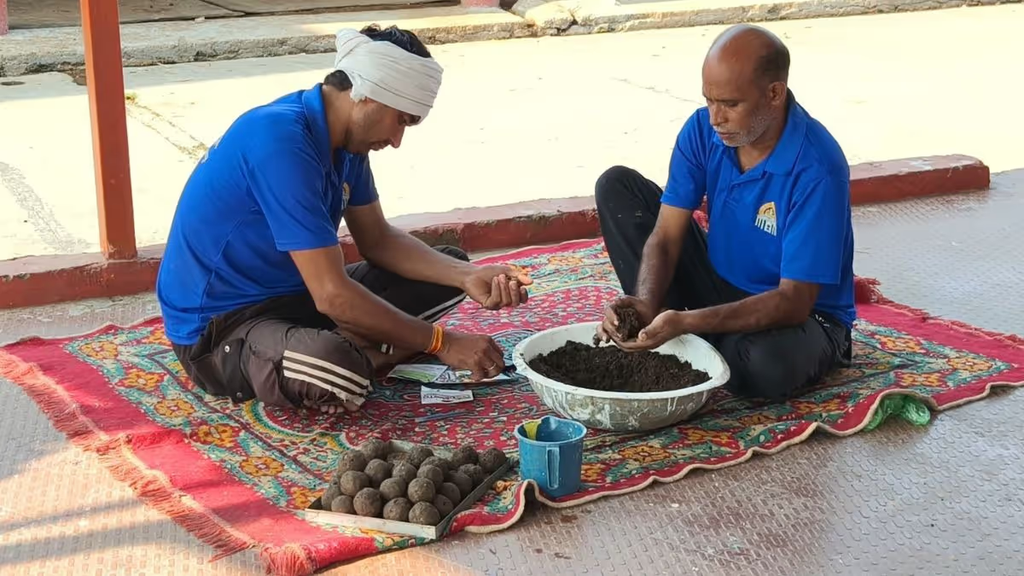 सहारनपुर में गाय के गोबर: से बन रही सीड बॉल, सिर्फ 10 रुपये में उगाएं फूल और सब्जियां. सहारनपुर में गाय के गोबर: से बन रही सीड बॉल, सिर्फ 10 रुपये में उगाएं फूल और सब्जियां.