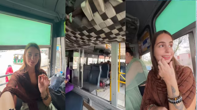 राजस्थान: भारत की लोकल बस: में बैठी विदेशी टूरिस्ट, 7 घंटे के सफर में कमर का हुआ बुरा हाल, फिर भी दोबारा यात्रा की जताई इच्छा. राजस्थान: भारत की लोकल बस: में बैठी विदेशी टूरिस्ट, 7 घंटे के सफर में कमर का हुआ बुरा हाल, फिर भी दोबारा यात्रा की जताई इच्छा.