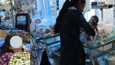 नवरात्रि में परिवार को मिली: अनोखी सौगात, महिला ने पहली डिलीवरी में एक साथ 3 बच्चों को दिया जन्म. नवरात्रि में परिवार को मिली: अनोखी सौगात, महिला ने पहली डिलीवरी में एक साथ 3 बच्चों को दिया जन्म.