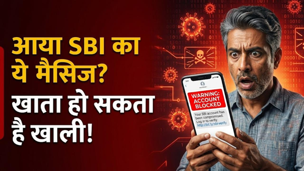 SBI के नाम पर आ रहा फर्जी मैसेज, अकाउंट ब्लॉक होने की बात सुनकर लिंक पर क्लिक किया तो फंस सकता है पैसा SBI के नाम पर आ रहा फर्जी मैसेज, अकाउंट ब्लॉक होने की बात सुनकर लिंक पर क्लिक किया तो फंस सकता है पैसा