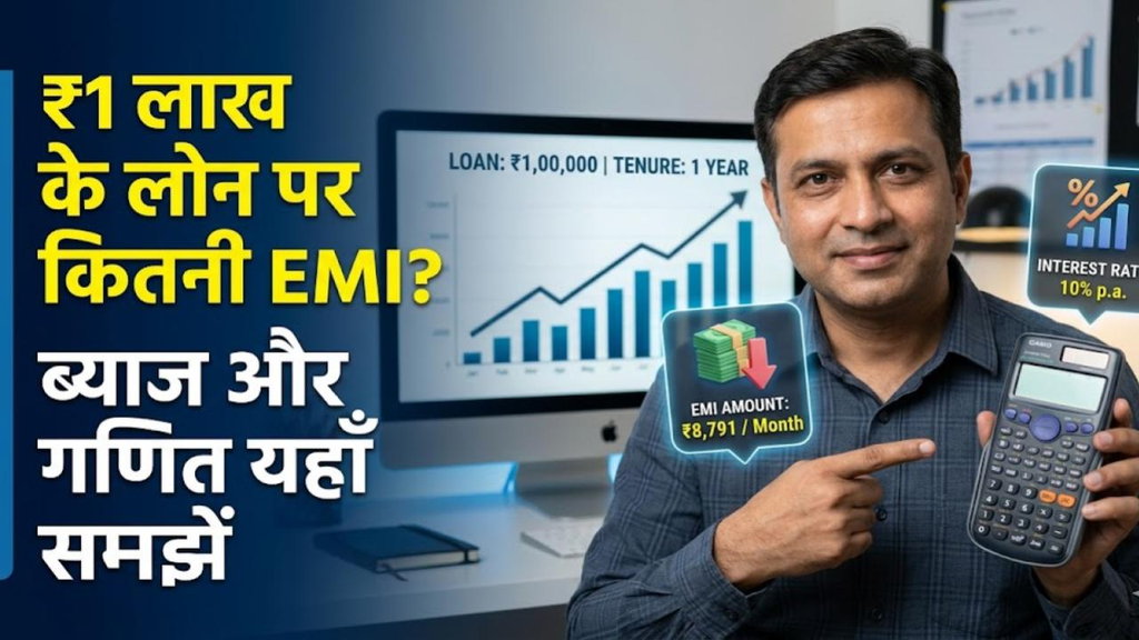 ₹1 लाख का पर्सनल लोन लेने से पहले जान लें यह हिसाब, 12 महीने तक हर महीने चुकानी होगी इतनी EMI ₹1 लाख का पर्सनल लोन लेने से पहले जान लें यह हिसाब, 12 महीने तक हर महीने चुकानी होगी इतनी EMI
